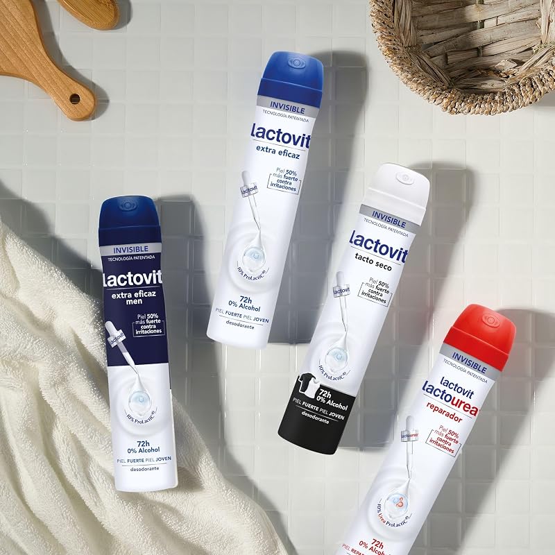 Lactovit - desodorizante extra eficaz com microcápsulas protect, 0% álcool, anti-irritação e eficácia 48h — foto 7 de 7