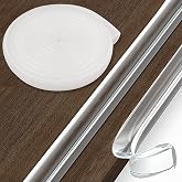 Baby Proofing Edge Protector 100% Silicone Corner Protectors 3.3ft | Soft Edge Protector With Pre-Taped Adhesive, Clear Edge Protector Strip,Child Drawer Furniture Cabinet Bumper
