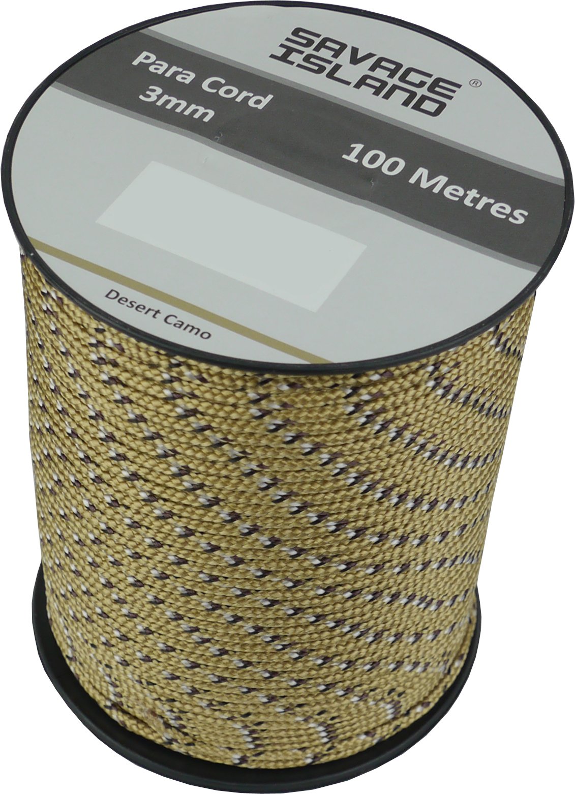 Savage Island 100m Reel Paracord 3mm, 30+Colors | Ideal for Crafting, DIY, Camping, Survival, Outdoor, Gadren | Tactical Cord Rope Roll