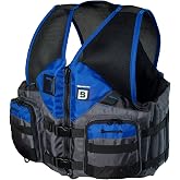 BLUESTORM Sportsman Life Jacket PFD - US Coast Guard (USCG) Approved Type 3 Life Vest Preserver for Fishing, Kayaking, &amp; More