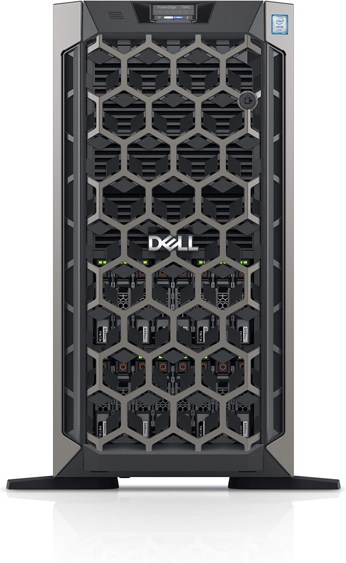 DELL PowerEdge T640 server 2.1 GHz Intel Xeon Silver 4110 Tower (5U) 750 W - Servers (2.1 GHz, 4110, 16 GB, DDR4-SDRAM, 240 GB, Tower (5U))