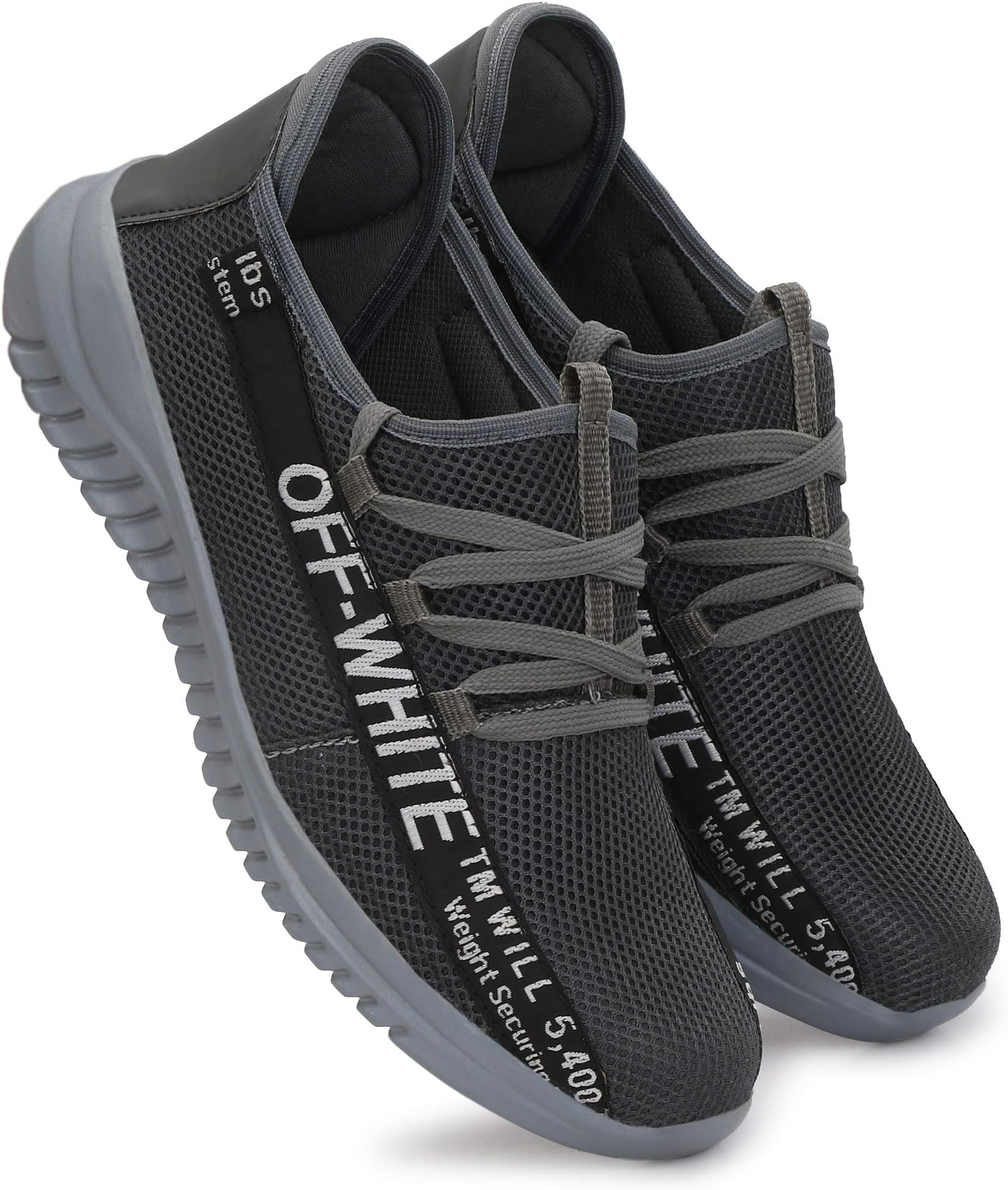 HEEDERIN Men's Comfortable Mesh Lace up Sport's/Running/Walking/Gym/Jogging/Unisex Shoe