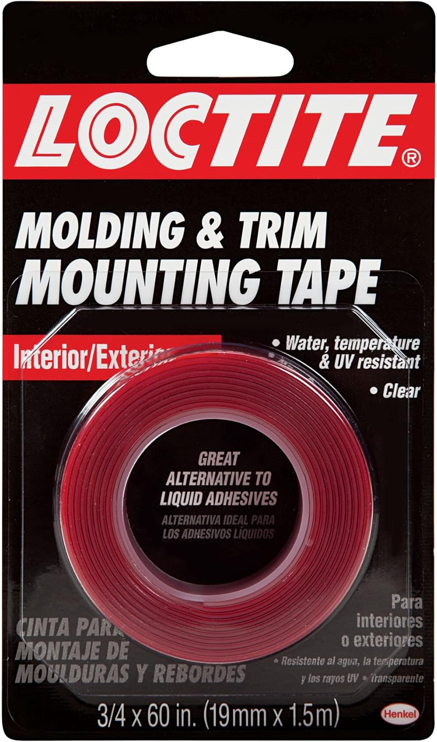 Loctite 1289277 3/4in X 60in Clear Molding and Trim