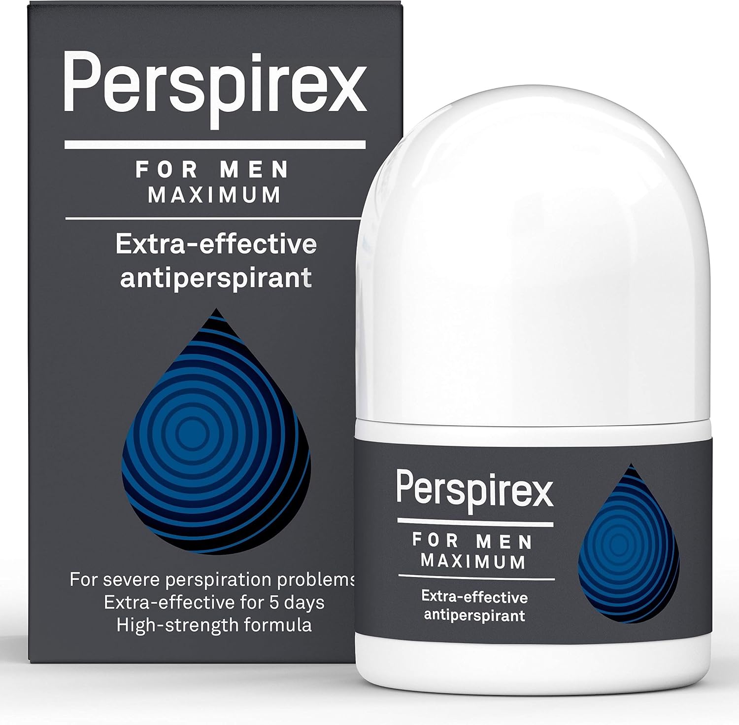 PERSPIREX Antiperspirant MEN'S MAXIMUM STRENGTH Clinically proven to reduce Heavy Sweating for MEN Deodorant Roll On