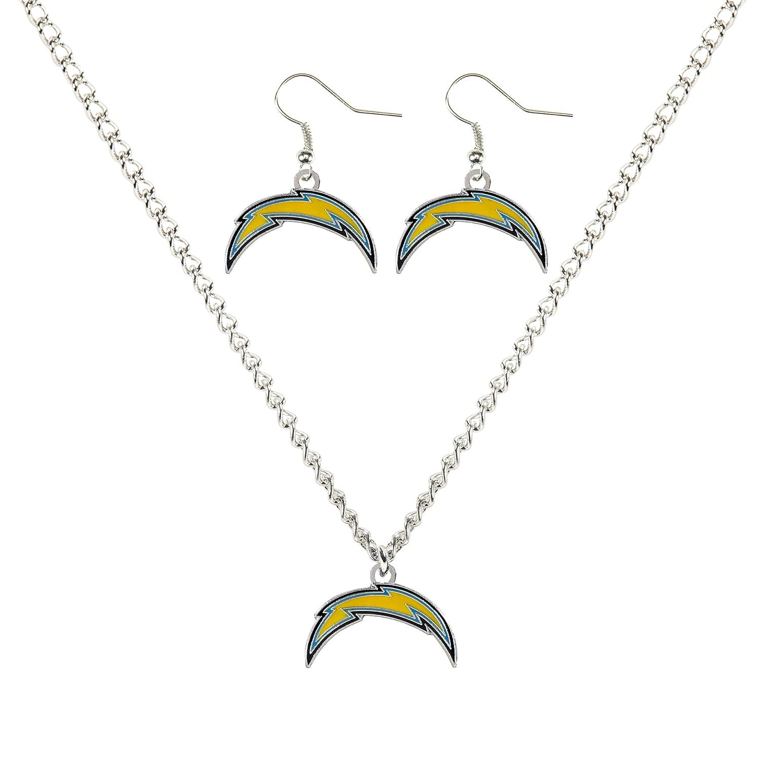 NFL Logo Earrings Pendant Set