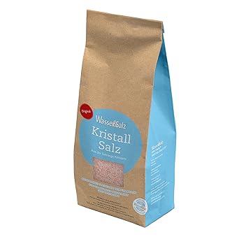 Kristallsalz fein 1000 g Original Wasser & Salz AG aus der Salt Range Pakistan