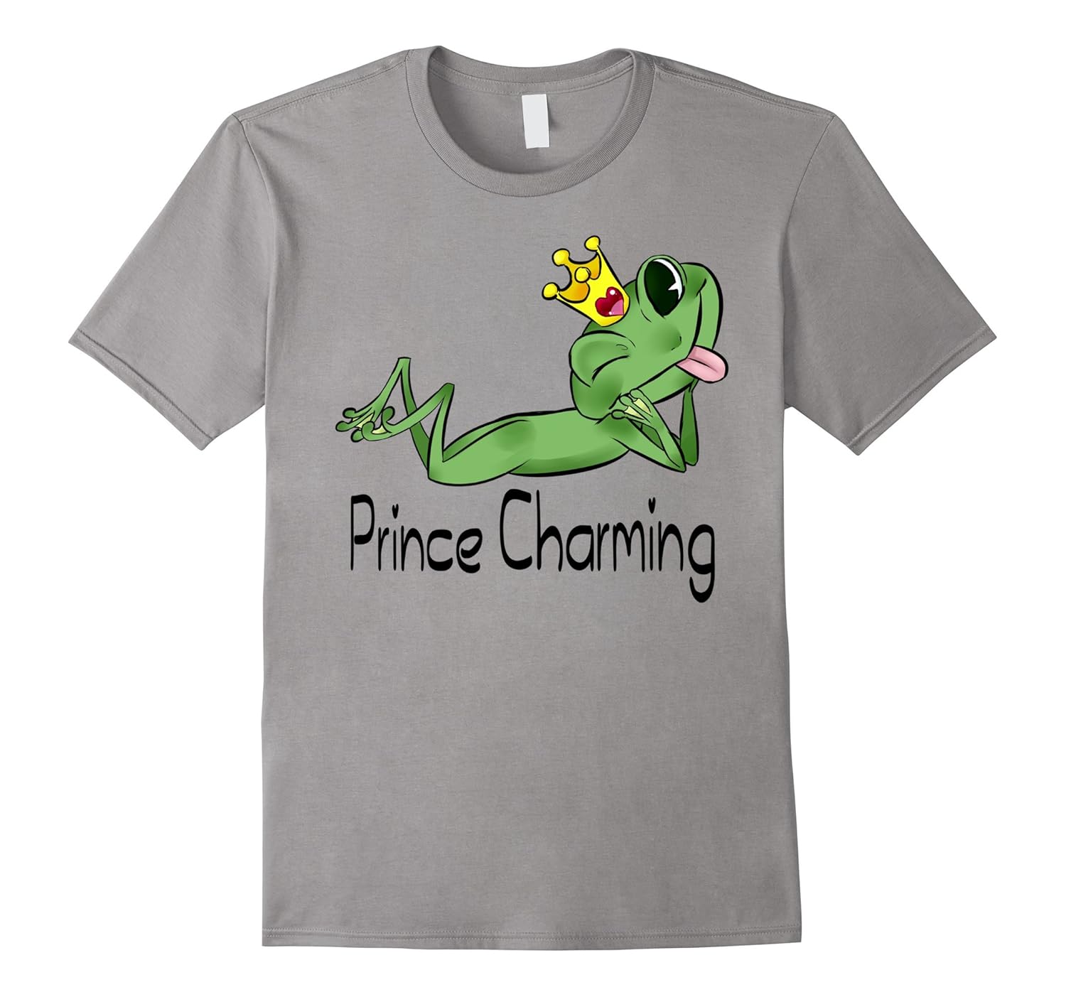 Prince Charming Frog T-Shirt Funny Tee-Rose