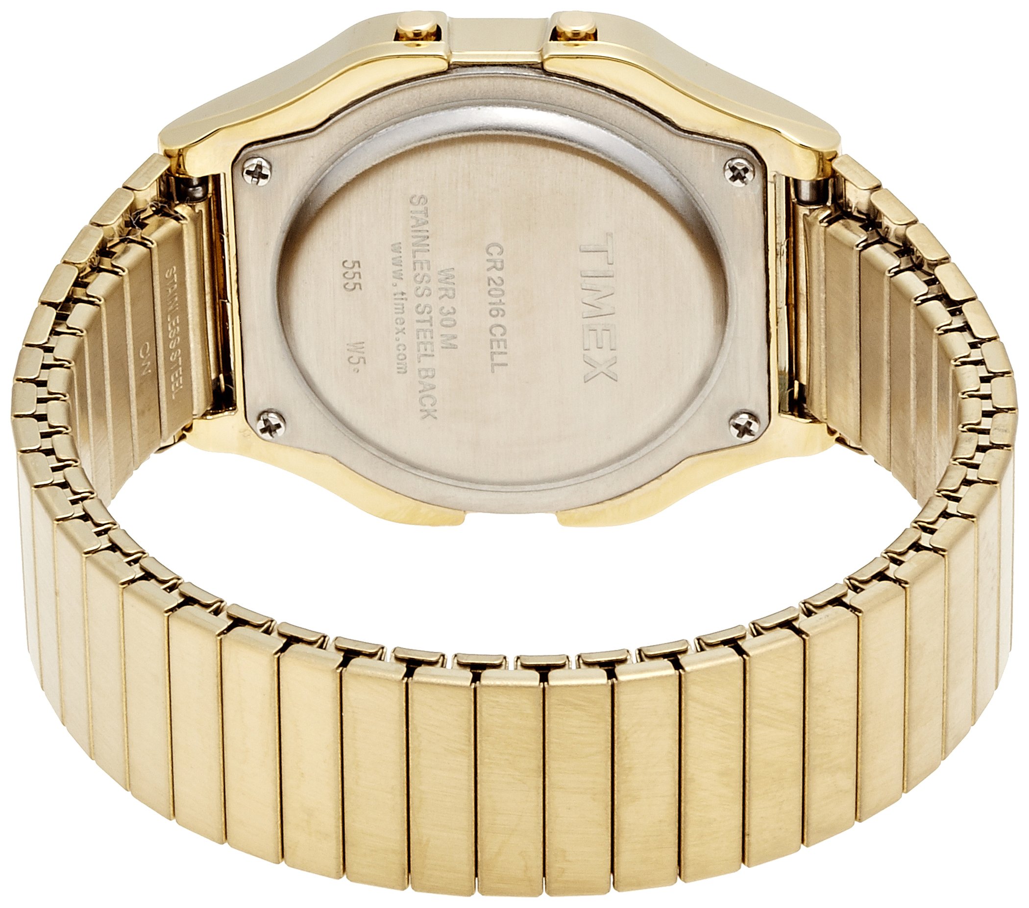 Galleon Timex Men's T78677 Classic Digital GoldTone Stainless Steel