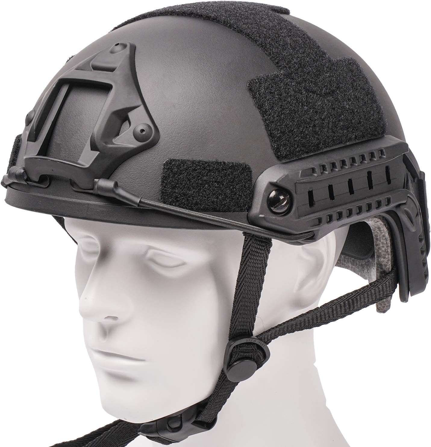 Airsoft MH Helmet Express Edition Fast Base Jump Helmet ABS Military Tactical Helmet for Paintball Wargame (Black)… : Sports & Outdoors