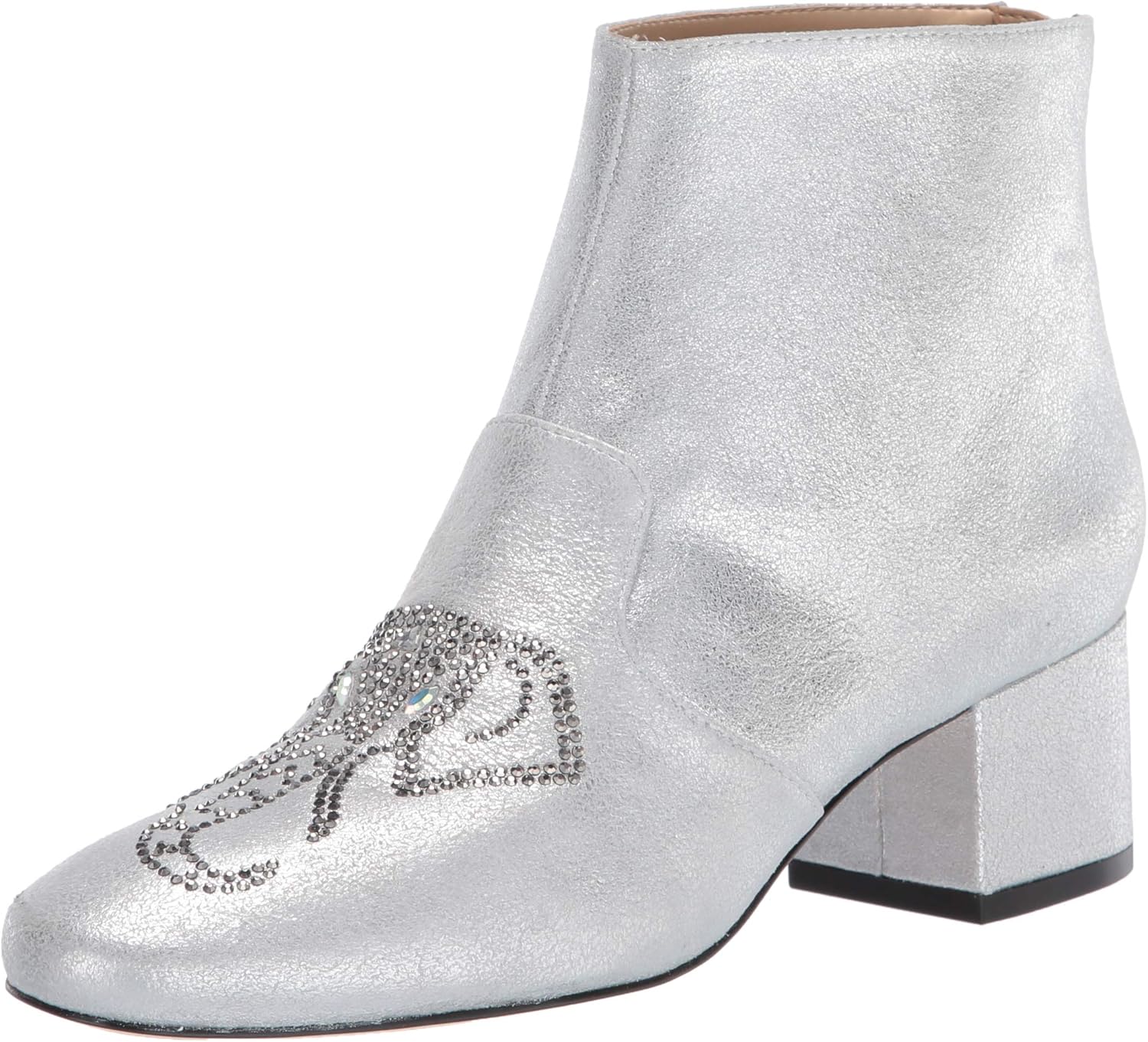 bedazzled block heels