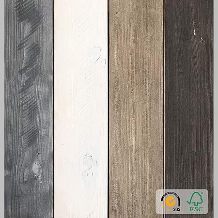 Amazon Com Reclaimed Peel And Stick Wood Planks For Walls Accent