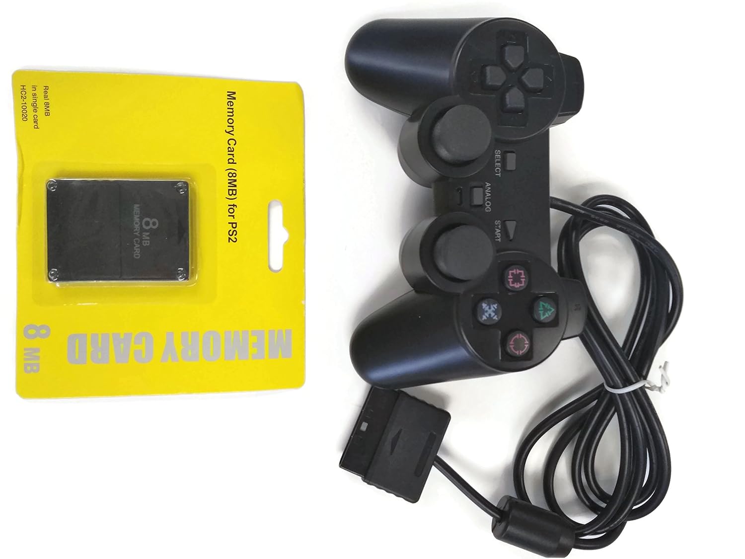 ps2 controller and memory card