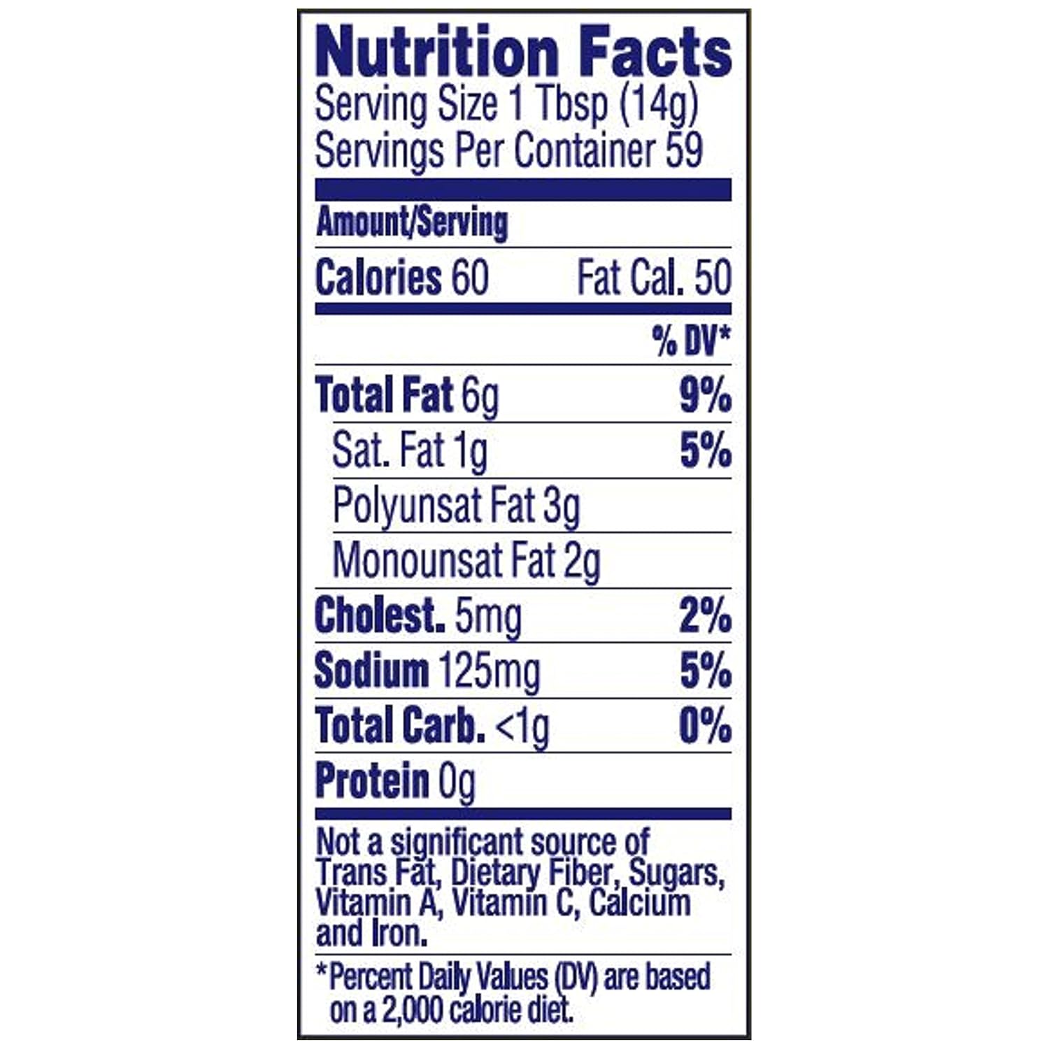 Low Fat Mayonnaise Nutrition Label Blog Dandk