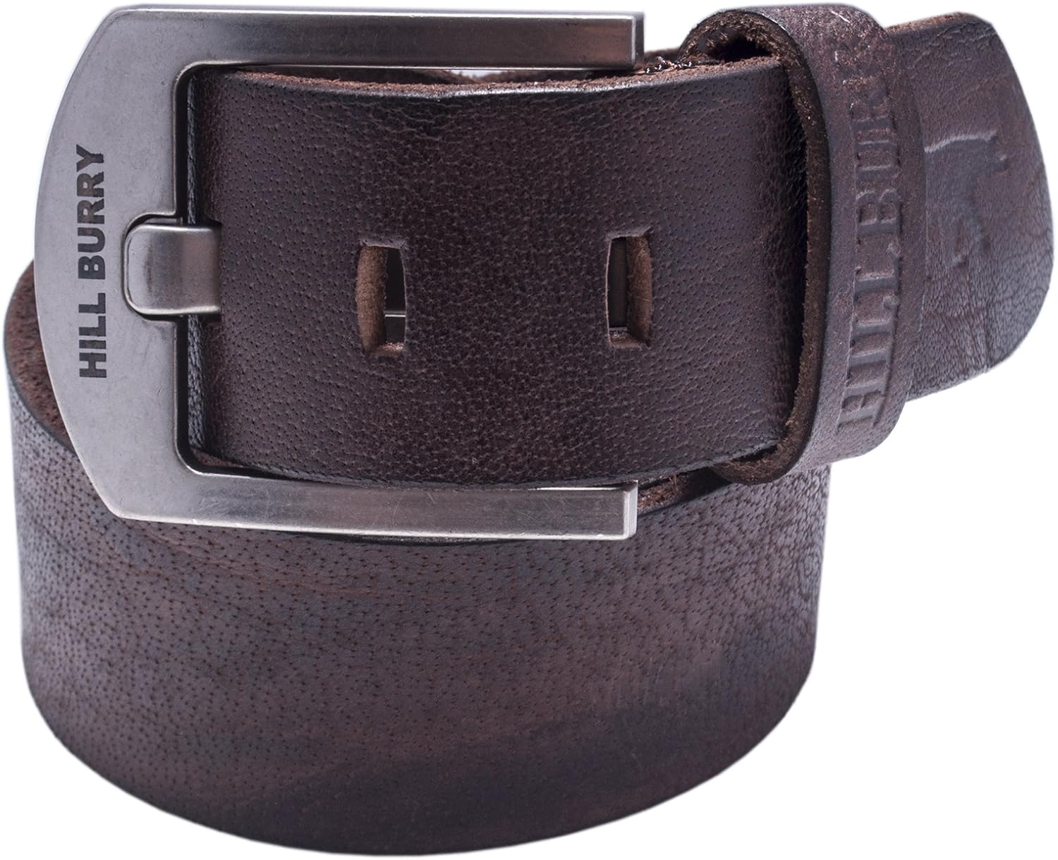 SUOSDEY Herren Ledergürtel Nickelfrei - TSA Gürtel 33mm Mit Kunststoffschnalle Für Jeans & Business