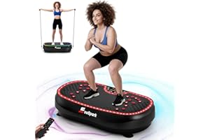 Vibration Plate Exercise Machine, 2026 EvoSpark Dual Motor Vibration Plate for Lymphatic Drainage, 3D & 4D Whole Body Vibration Plates for Weight Loss, Shaker Workout Equipment for Women Men Home
