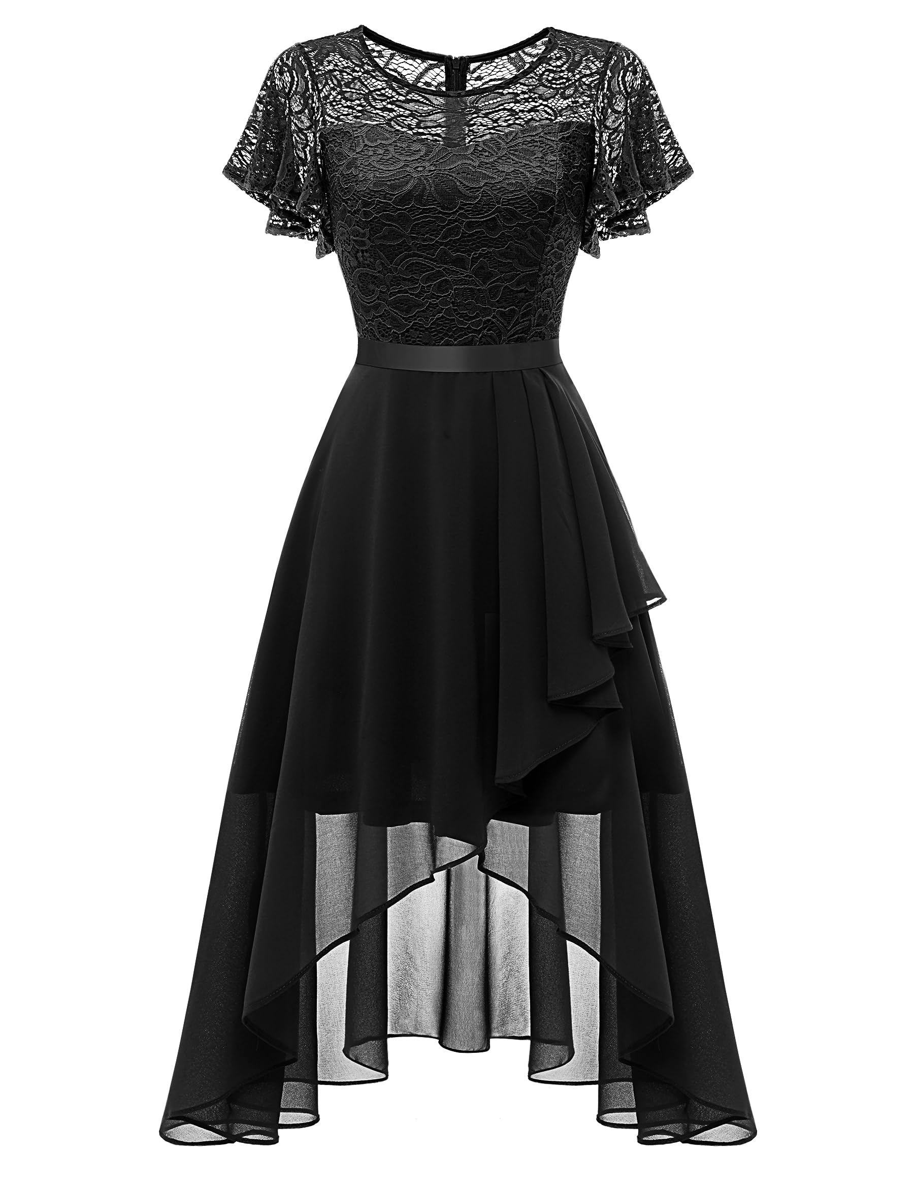 Wedtrend Black Homecoming Dresses with Sleeves Midi