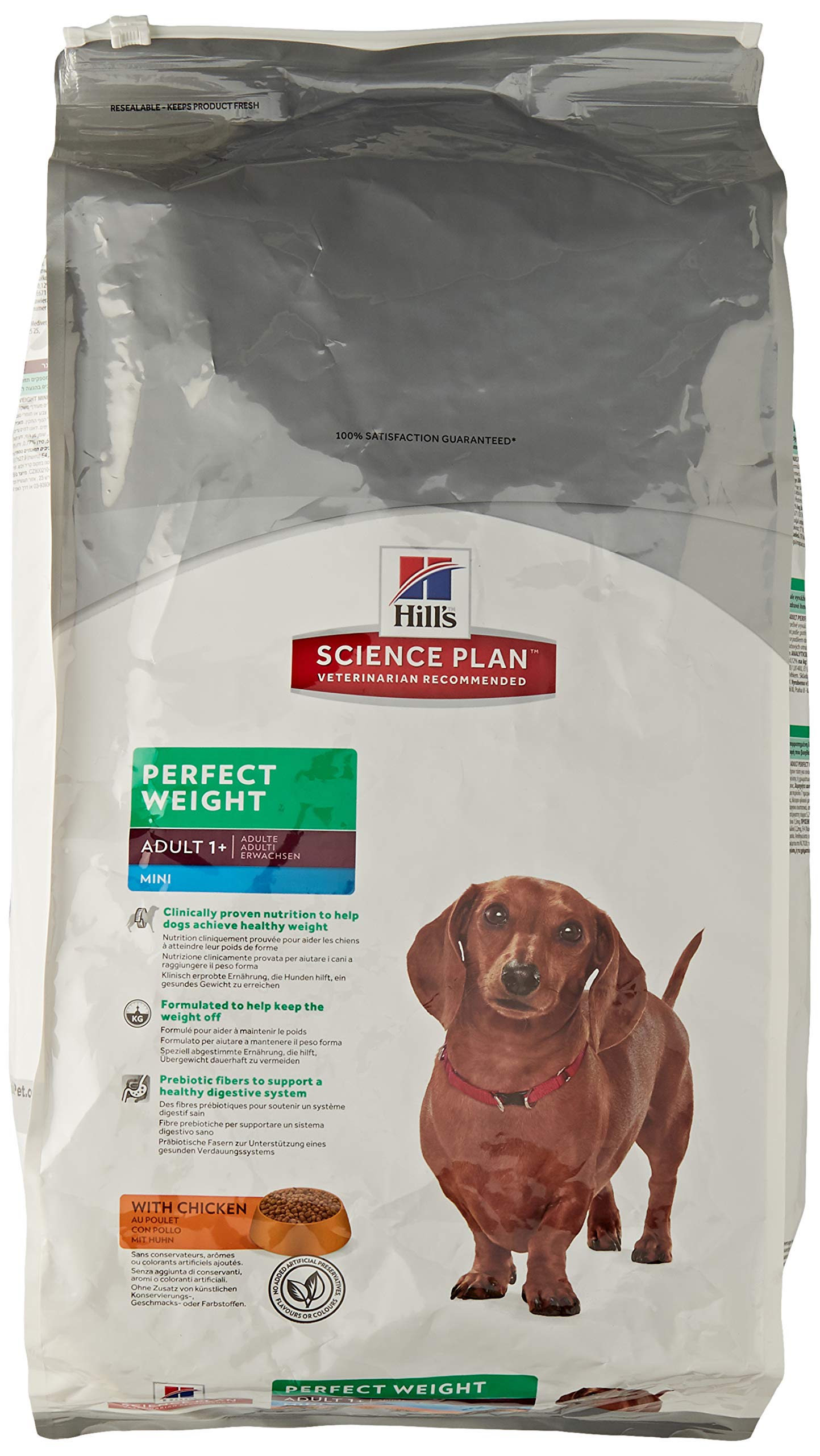 Hills Canine Adult Perfect Weight Mini Chicken 6Kg