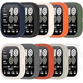FitTurn Case Compatible with Amazfit Bip 6 Case Cover Sleeve Slim Designer Sleeve Protector Colorful Silicone Band Cover for Amazfit Bip 6 Smartwatch