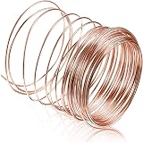 SKYPRO 99.5% Pure Copper Wire 15 Gauge Round Bare Jewelry Beading 16.4 Ft view 2