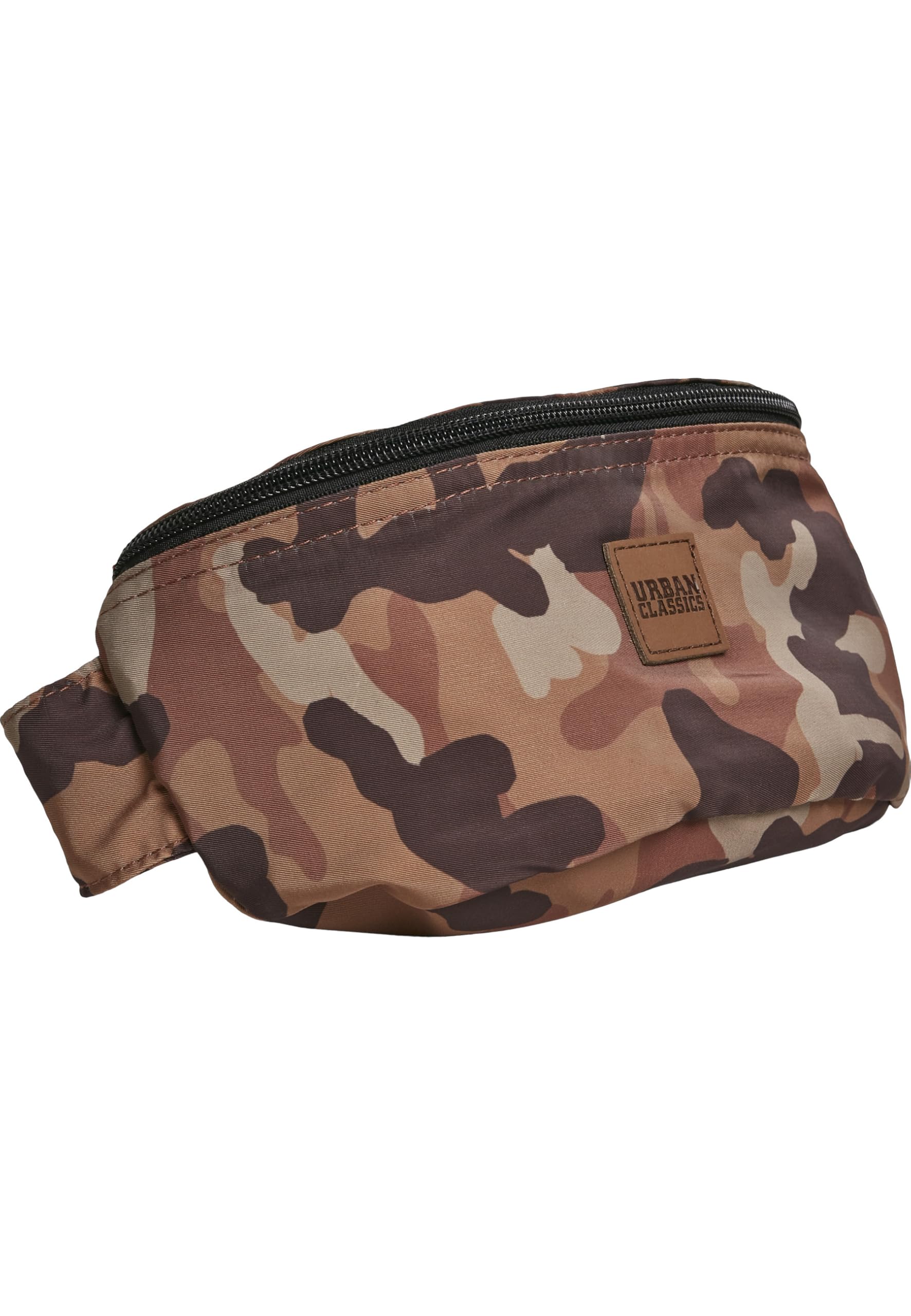 Urban Classics Camo Hip Bag Shoulder Bag, 24 cm, Brown Camo, 24 cm, shoulder bag