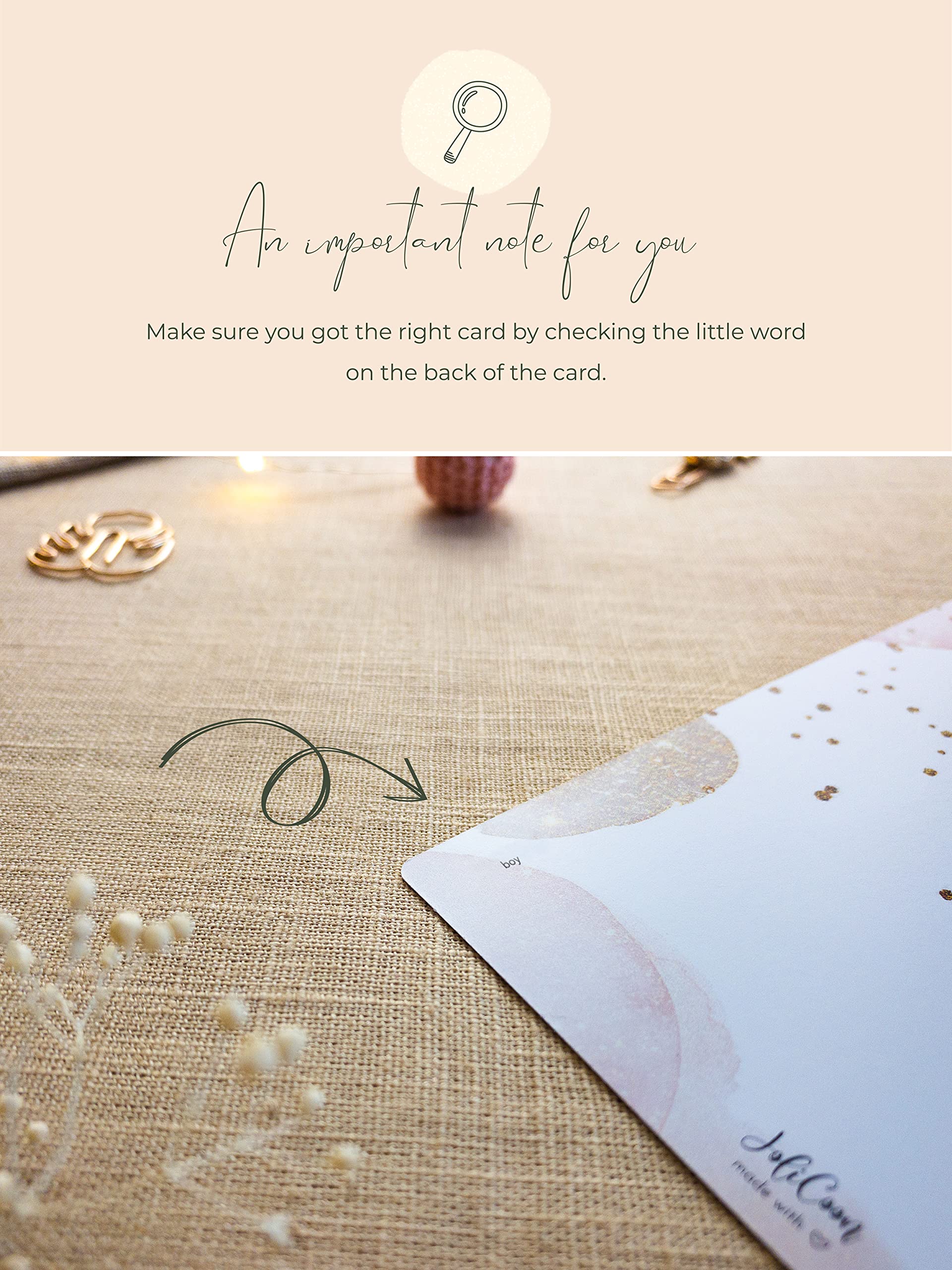 Joli Coon Gender reveal scratch off cards - It's a boy - Gender reveal ideas - Gender reveal Boy