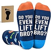 Weight Lifting Gifts for Men - Do You Even Lift Bro Socks, Perfect Powerlifting Gifts, Unique Socks for Weightlifters, Ideal for Men Passionate about Weightlifting, Durable Weight Lifting Gift