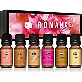 P&J Fragrance Oil Romance Set | Honey, Rose, Leather, Warm Vanilla Sugar, Berries & Cream, Clove Candle Scents for Candle Making, Freshie Scent, Soap Making Supplies, Diffuser Oil Scents