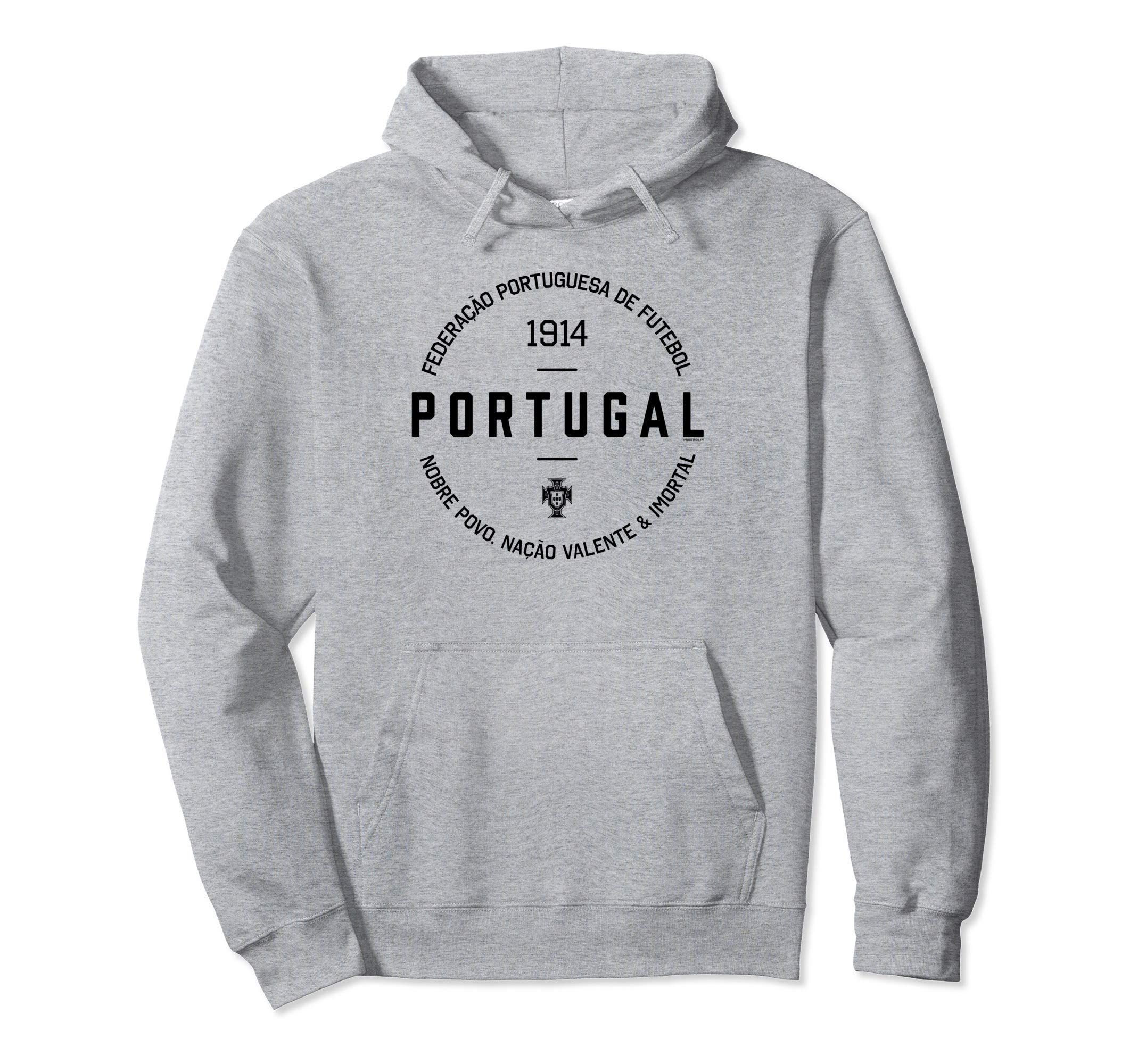 Portugal Black Bagde Pullover Hoodie