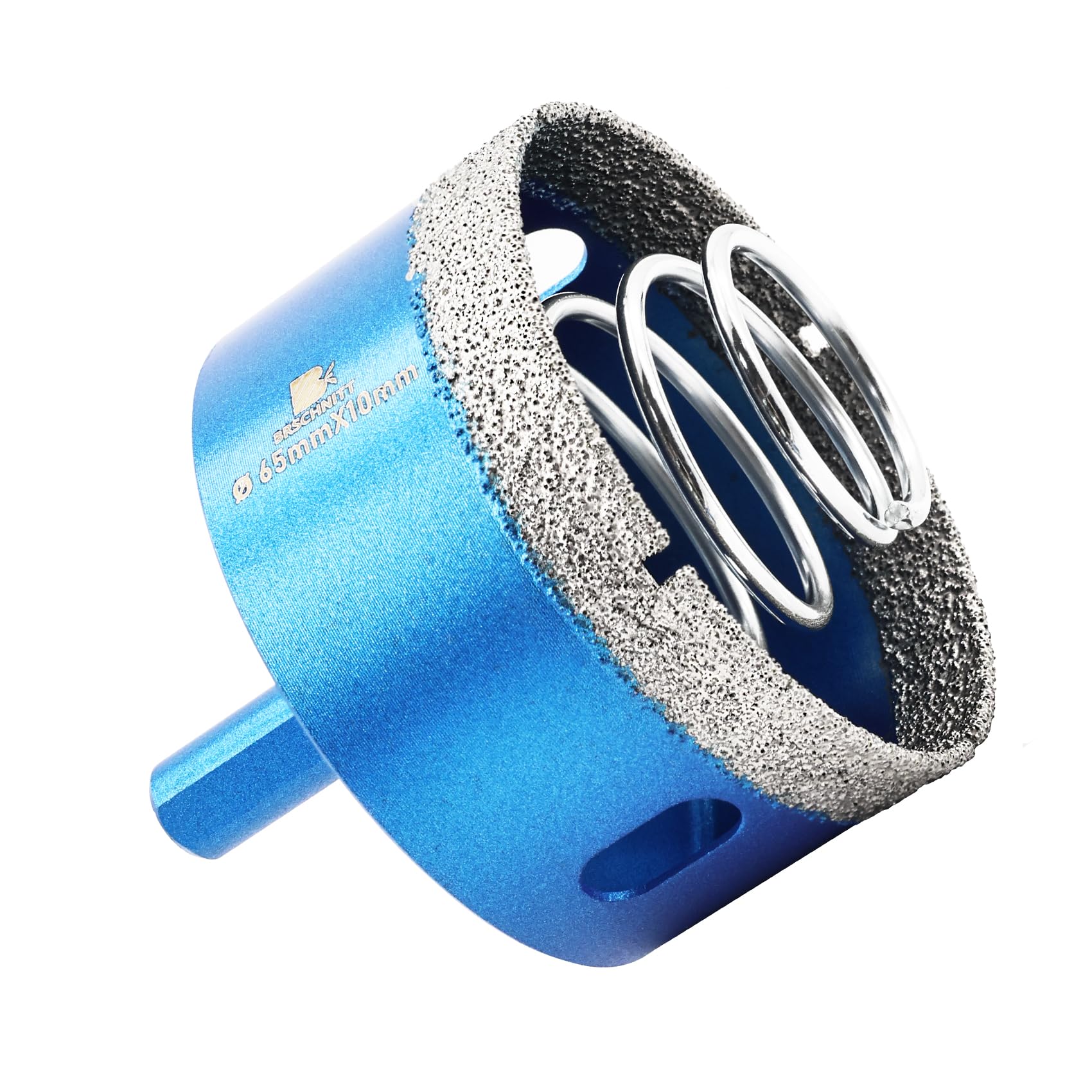 Diamond Tile Drill Bits Set - BRSCHNITT Porcelain Tile Hole Saw Kit for Ceramic, Granite, Marble and More Drilling - 65mm Diamond Core Drill Bits Set