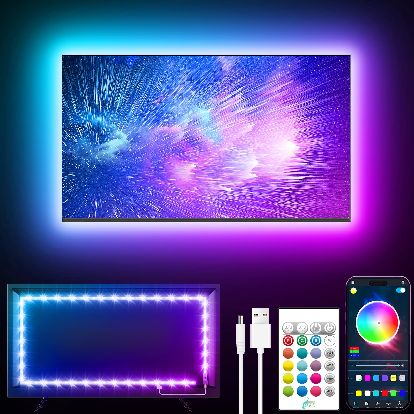 GIPOYENT TV LED Backlight