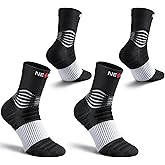 NEENCA Medical Compression Socks—2 Pairs, Ankle Socks for Injury Recovery, Pain Relief, Swelling, Sport Protection 20-30 mmHg
