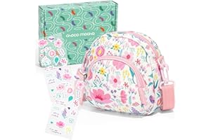 Choco Mocha Little Girls Purse for Kids 4-6 6-8 Kids Crossbody Bag Toddler Purse 2 3 4 Girl Christmas Purses Gifts