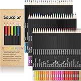 Soucolor 72-Color Colored Pencils for Adult
