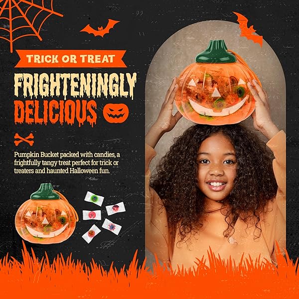 120 PCS HALLOWEEN SMALL HARD CANDY – PACKED IN A PUMPKIN JAR – INDIVIDUALLY WRAPPED THEMED COLORS & DESIGNS – TRICK OR TREAT CANDIES – BULK CANDY’S GREAT USE, FOR KIDS, TRICK OR TREAT, PARTY FAVOR, CLASSROOMS, GOODIE BAGS (HALLOWEEN)