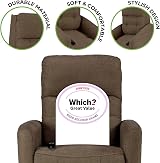 Fenetic Westminster Dual Motor Riser Recliner Chair Latte - USB, 25 Stone view 6