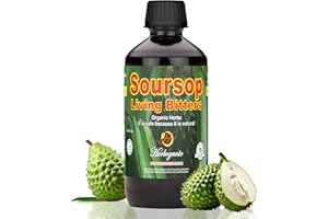 Herboganic Soursop Living Bitters for overall Health and wellness | Pack of 1 | 16 Oz