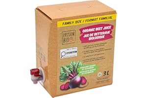 Organic Beetroot Juice Box 3 Litre | Pure Beet Juice, Not From Concentrate | Made in Germany | No Added Sugar, Easy-Pour Tap 