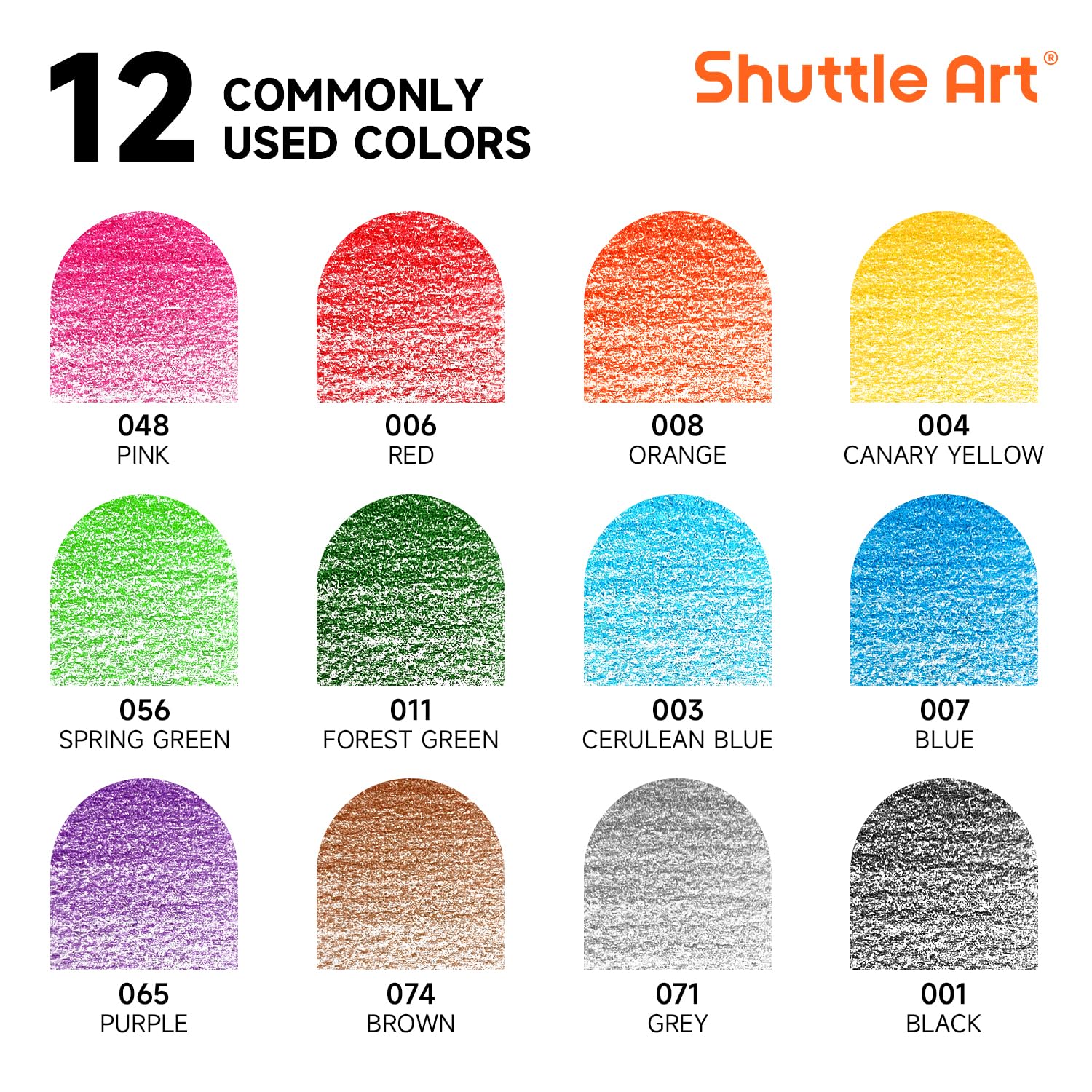 Shuttle Art 720 Colored Pencils Bulk, 12 Vibrant Colors, Pack of 60, Pre-sharpened Coloring Pencils, Wood Colored Pencil for Kids Teachers, Classroom Essentials, Back to School Supplies