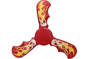 ArcFire Red Boomerang - Great Beginner Boomerang for Kids or Adults. Soft and Safe.