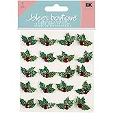 Jolee's Boutique Christmas Holly Dimensional Stickers