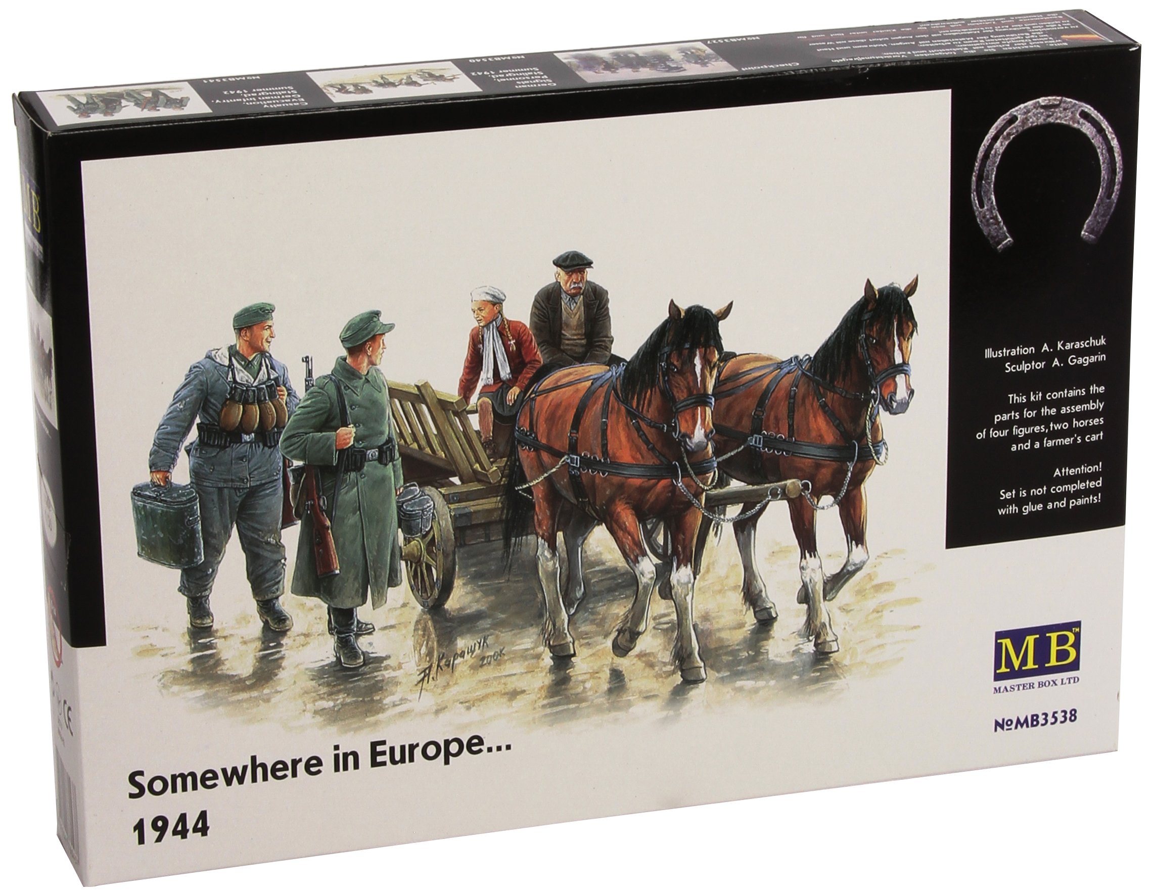 Masterbox 1:35 Scale Somewhere in Europe 1944" Figure