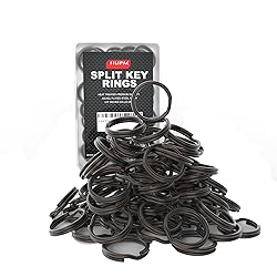 Silipac Keychain Rings Bulk 100 pcs - Split Ring