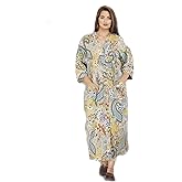 CRAFT KALA Nighty Robe Kimono NightGown for Women Robes Shrug Wear Female Cotton Kaftan Bath Robe Suit Sleepshirts Free Size