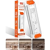 VEURCHY 120W 24V Dimmable LED Driver,Triac Dimmable Transformer AC 120V to DC 24V 120 Watt Compatible with Lutron & Leviton Dimmer Switches, Dimmer Led Power Supply 24 Volt for Strip Lights
