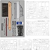 Mr. Pen- Professional Drafting Tools & Geometry Set with Case, 17 pcs, Mechanical Pencil, Fineliners, Scale Metal Ruler, Draw