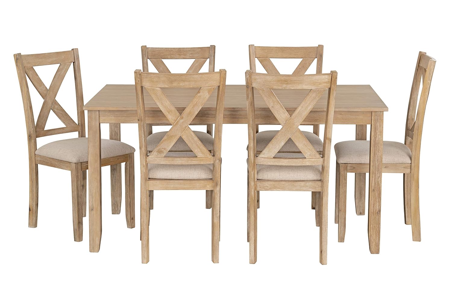 Standard Furniture Langston Dining Set Light Brown Table Chair Sets Cjp Org In