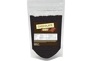 CRAIT Chocolate Cookie Crumbs Chocolate Graham Cracker Crumbs Dirt Coffee Topping and Dessert Topping 6 Ounce