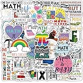 Math Stickers 105PCS, Funny Math Decals for Student, Vinyl Waterproof Stickers for Water Bottle Laptop Luggage Skateboard Snowboard Guitar Gifts for Adult Teacher Students