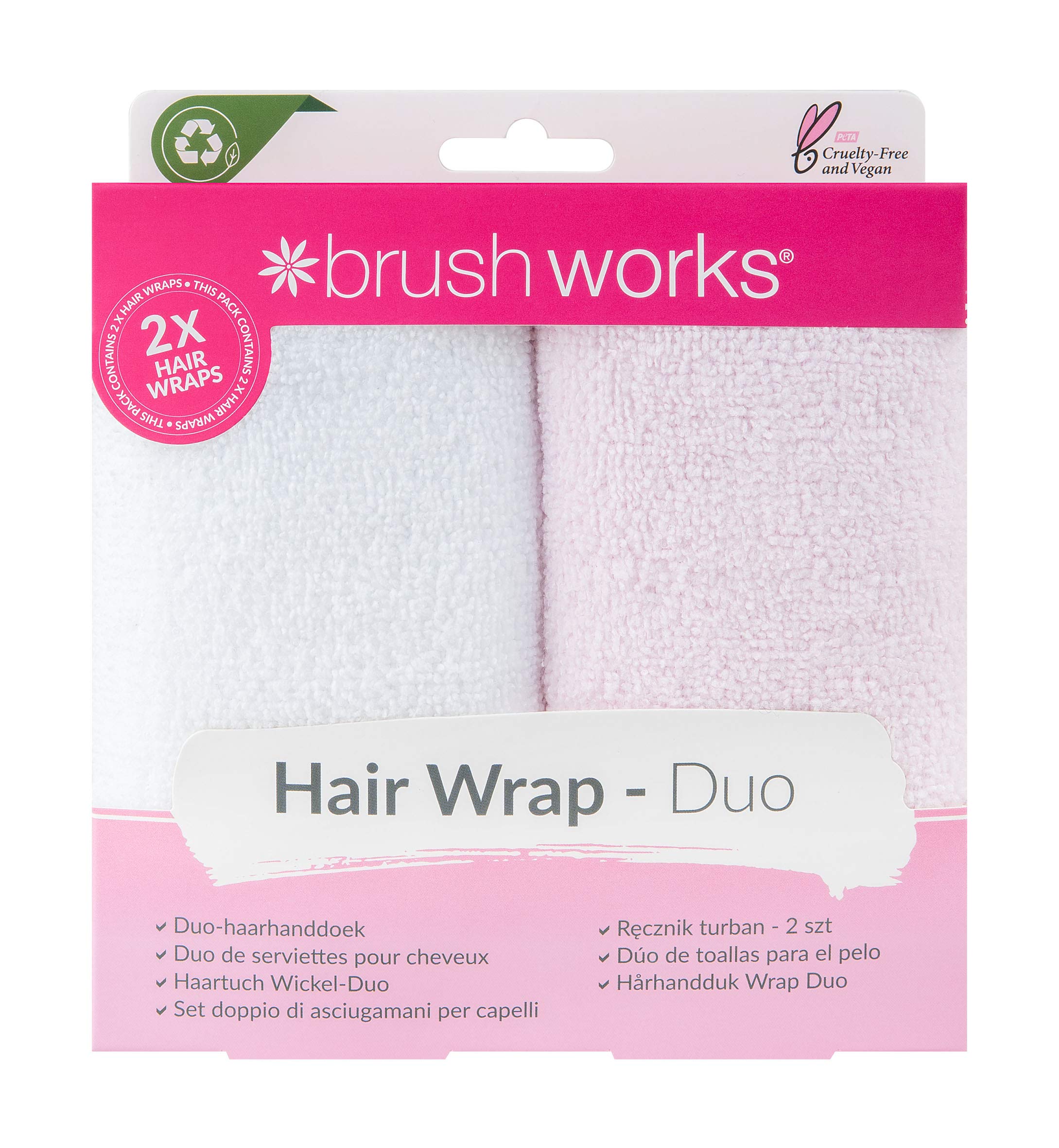 BrushworksHair Towels - 2 Pack