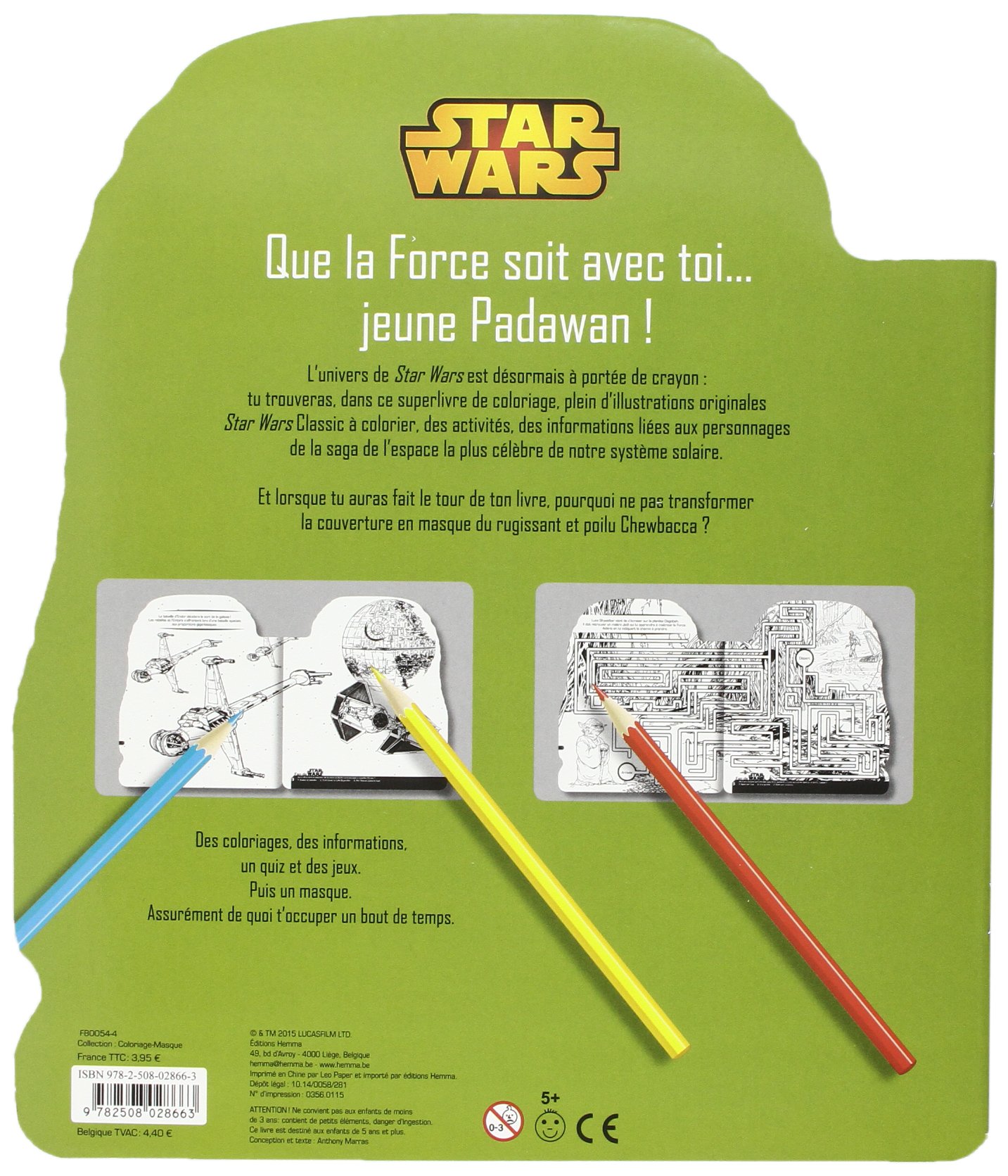 Amazon Star Wars Chewbacca Coloriages & activités DISNEY Livres